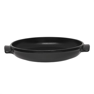 Moules et plaques à pâtisserie : Plat tarte tatin noir 30 cm
